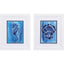 Paragon Cerulean Shells B S/2 Blue 11 X 09 X 2 Wall Art