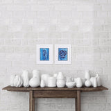 Paragon Cerulean Shells B S/2 Blue 11 X 09 X 2 Wall Art