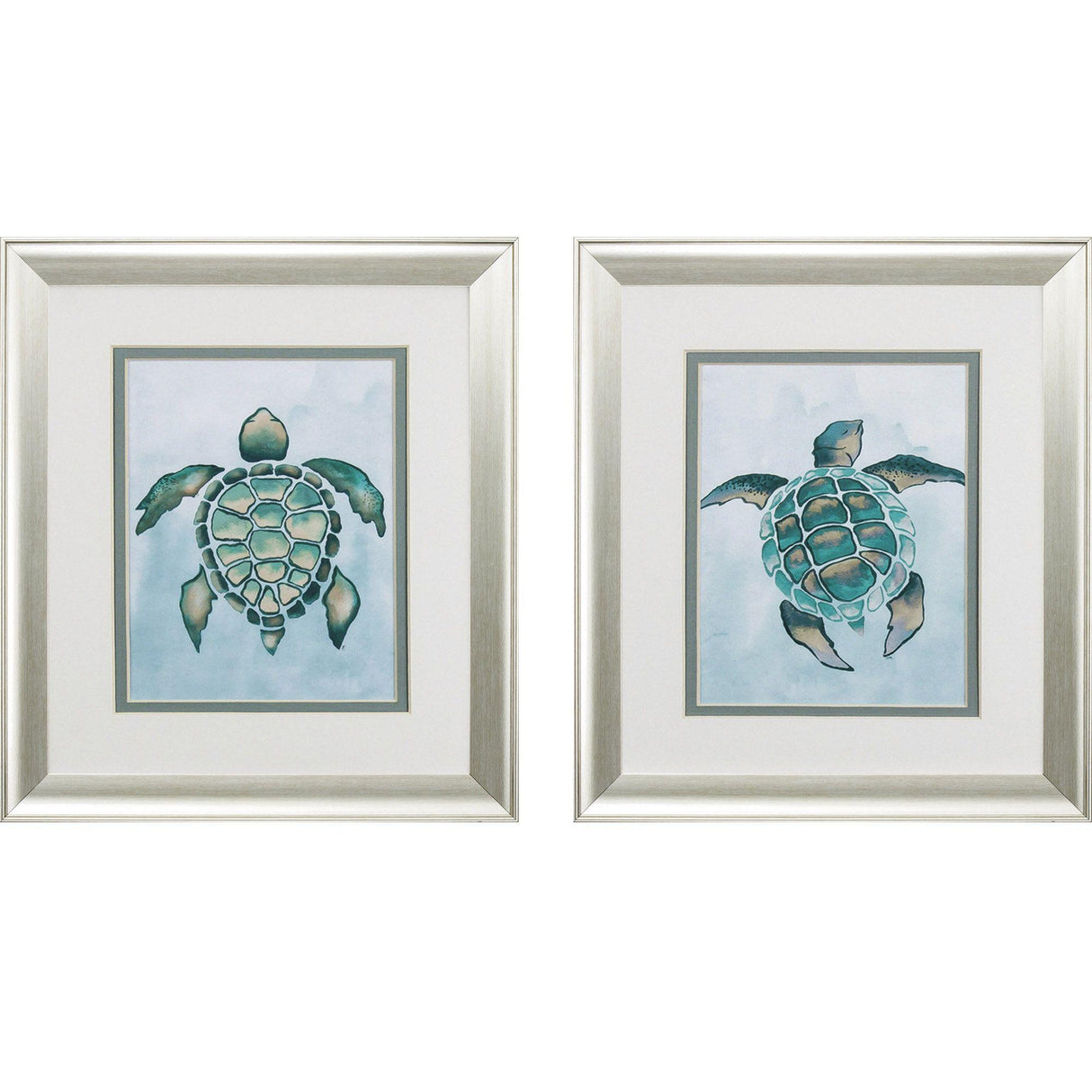 Paragon Aquatic Turtle S/2 Green 13 X 11 X 1 Wall Art