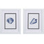 Paragon Clam Shell S/2 Blue 11 X 09 X 2 Wall Art