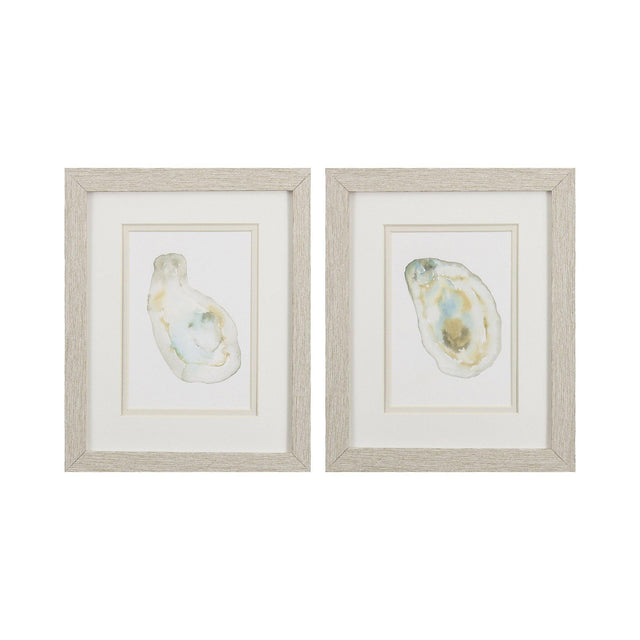 Paragon Oyster S/2 Neutral 11 X 09 X 1 Wall Art