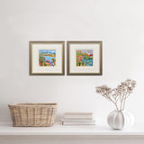 Paragon Palm Tree S/2 Pink 11 X 11 X 1 Wall Art