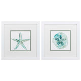Paragon Sandstar S/2 Teal 11 X 11 X 2 Wall Art