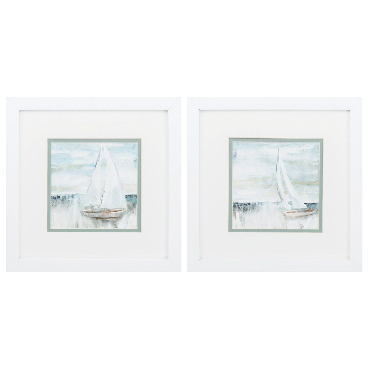 Paragon Soft Sail S/2 Neutral 11 X 11 X 2 Wall Art