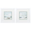 Paragon Soft Sail S/2 Neutral 11 X 11 X 2 Wall Art