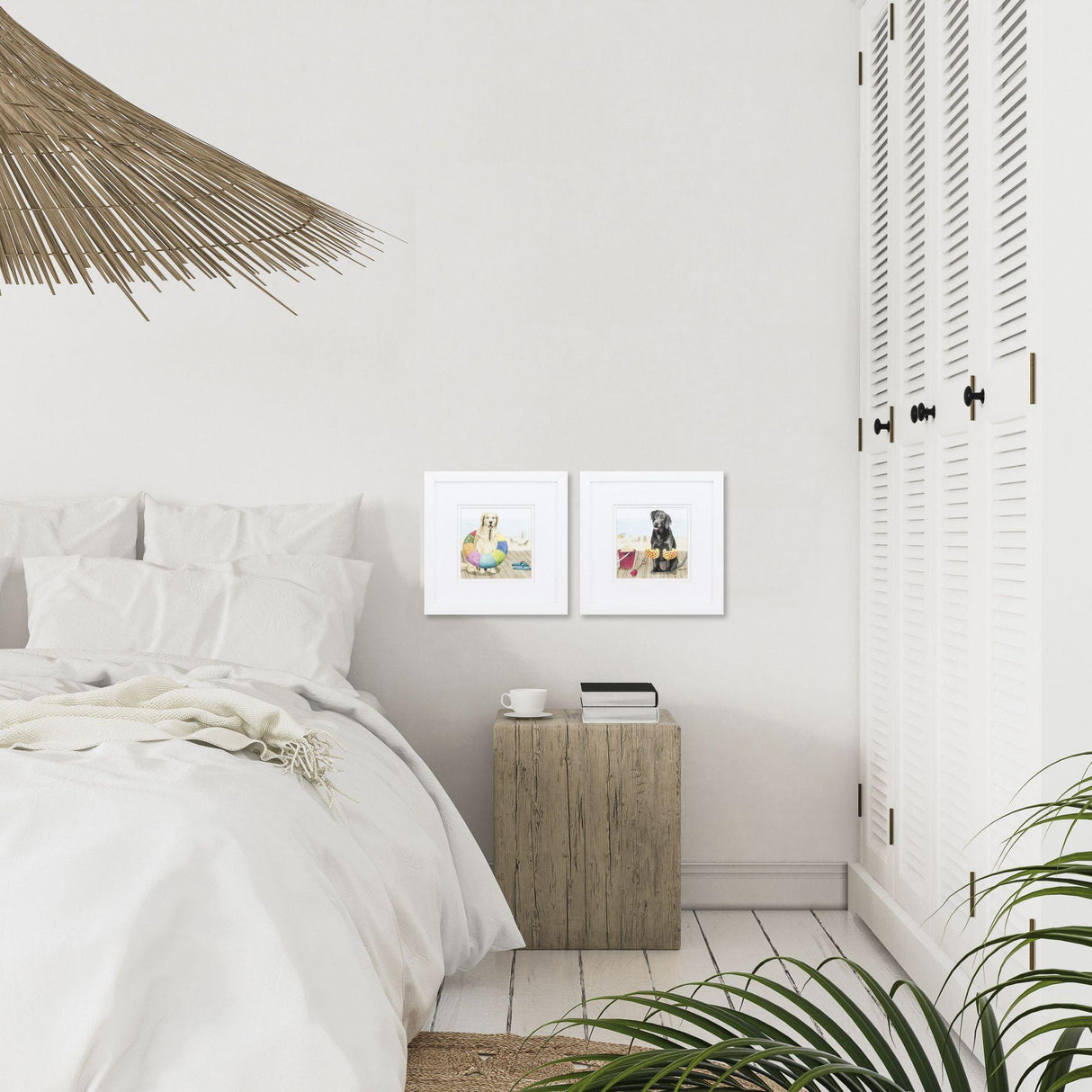 Paragon Lets Go Boardwalk II S/2 Blue 11 X 11 X 2 Wall Art