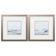 Paragon Sunkissed Horizons S/2 Blue 11 X 11 X 1 Wall Art