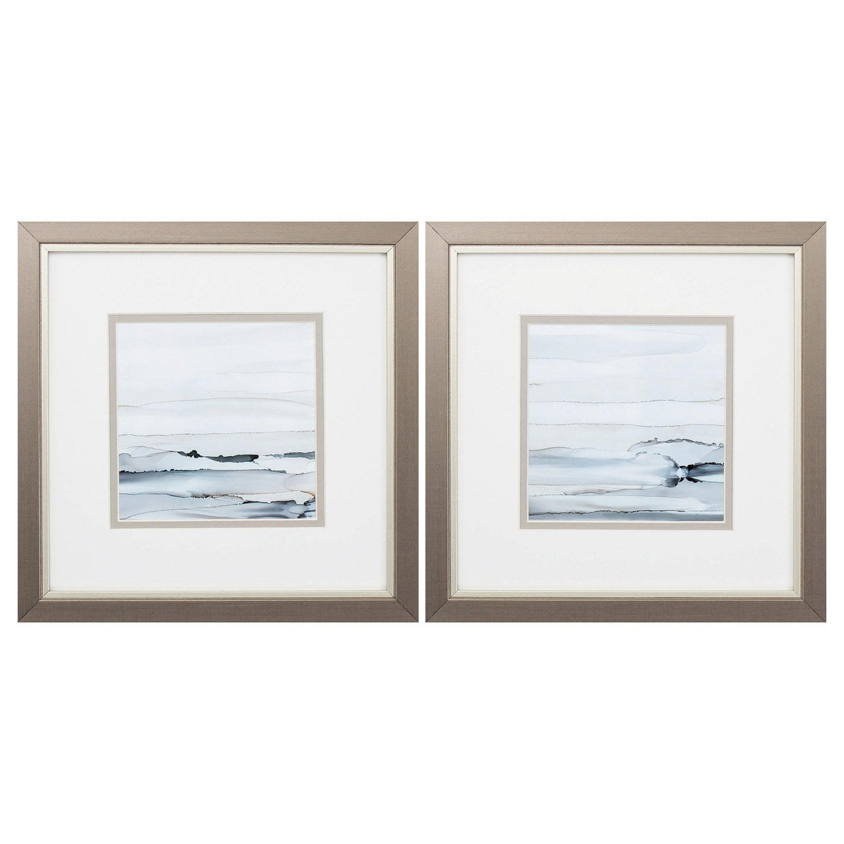 Paragon Sunkissed Horizons S/2 Blue 11 X 11 X 1 Wall Art