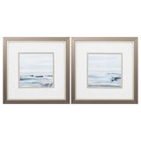 Paragon Sunkissed Horizons S/2 Blue 11 X 11 X 1 Wall Art