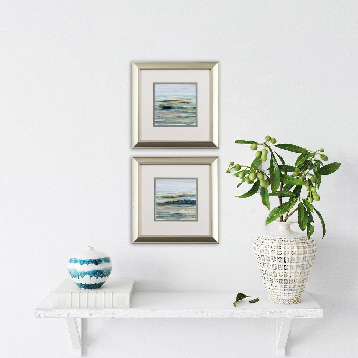 Paragon Near Tully S/2 Green 12 X 12 X 1 Wall Art