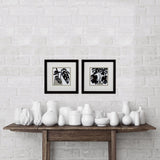 Paragon Plantling A S/2 Black 11 X 11 X 2 Wall Art