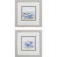 Paragon Sketchy Shore Birds S/2 Blue 11 X 11 X 1 Wall Art