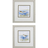 Paragon Sketchy Shore Birds S/2 Blue 11 X 11 X 1 Wall Art