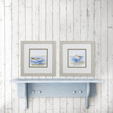 Paragon Sketchy Shore Birds S/2 Blue 11 X 11 X 1 Wall Art