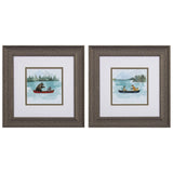 Paragon Bear Lake S/2 Green 13 X 13 X 1 Wall Art