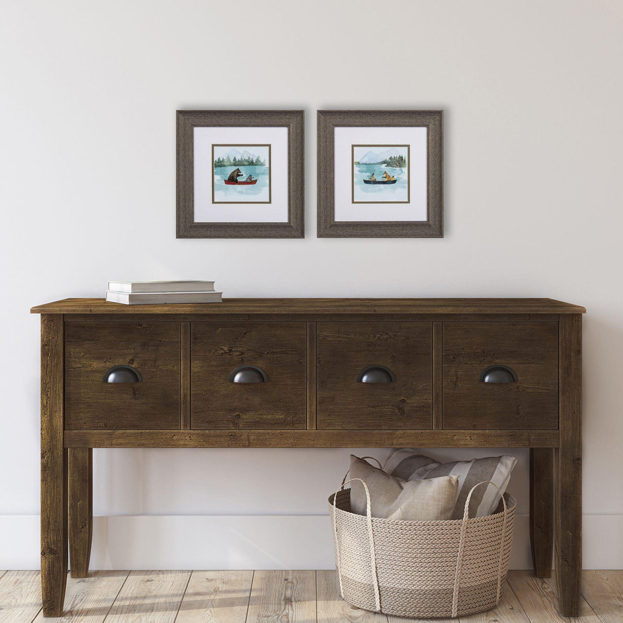 Paragon Bear Lake S/2 Green 13 X 13 X 1 Wall Art