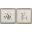 Paragon Shadow Woods S/2 Gray 11 X 11 X 1 Wall Art