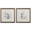 Paragon Shadow Woods S/2 Gray 11 X 11 X 1 Wall Art