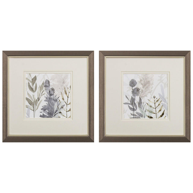 Paragon Shadow Woods S/2 Gray 11 X 11 X 1 Wall Art