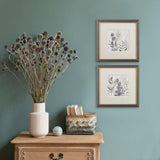 Paragon Shadow Woods S/2 Gray 11 X 11 X 1 Wall Art