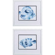 Paragon Blue Ocean Fish A S/2 Blue 14 X 16 X 2 Wall Art