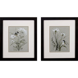 Paragon Bouquet of Grace Bird S/2 Green 17 X 15 X 2 Wall Art