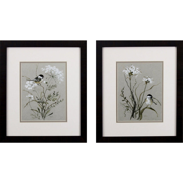 Paragon Bouquet of Grace Bird S/2 Green 17 X 15 X 2 Wall Art