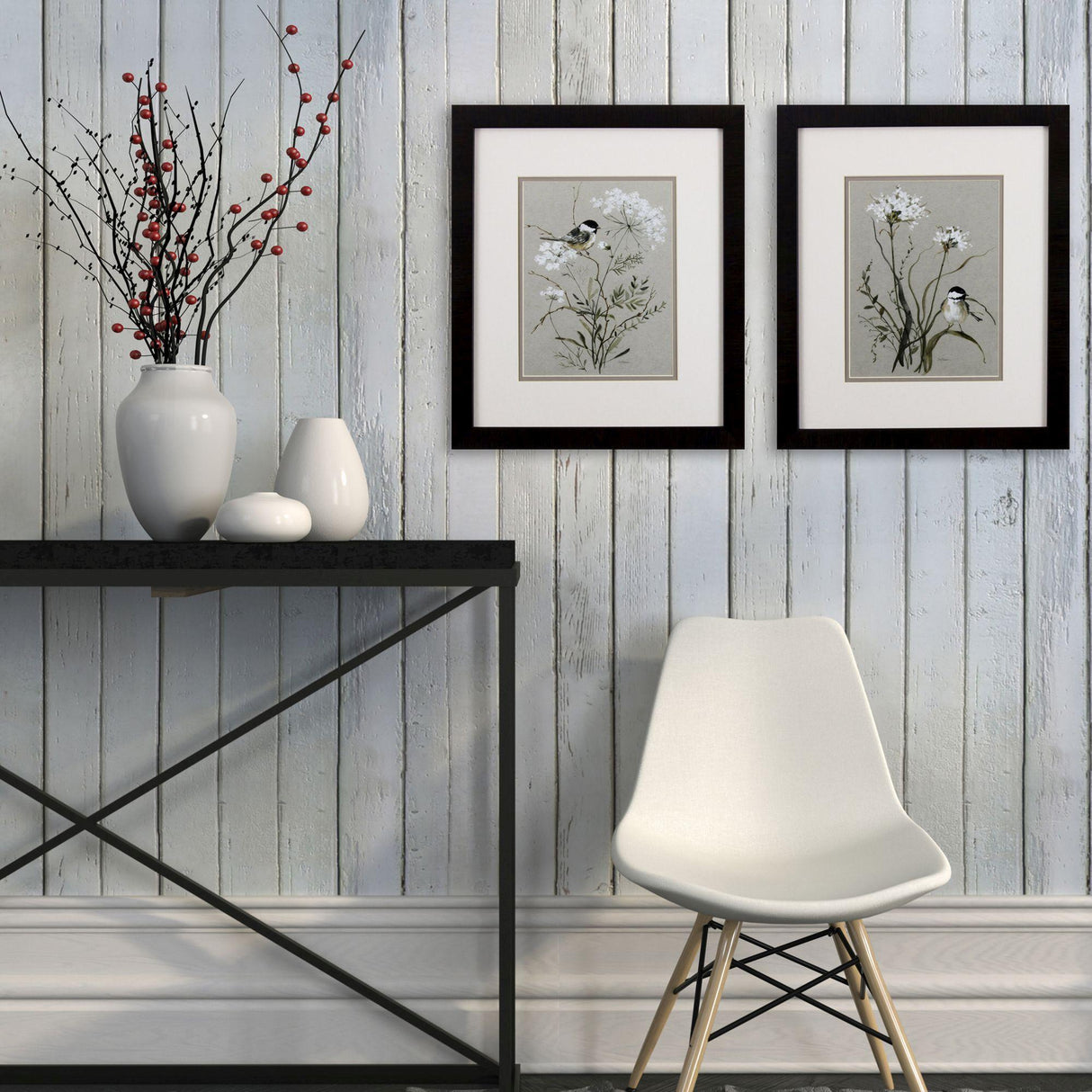 Paragon Bouquet of Grace Bird S/2 Green 17 X 15 X 2 Wall Art