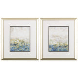 Paragon Color Block Meadow S/2 Blue 17 X 15 X 1 Wall Art