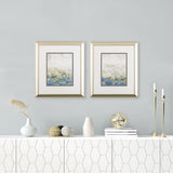 Paragon Color Block Meadow S/2 Blue 17 X 15 X 1 Wall Art
