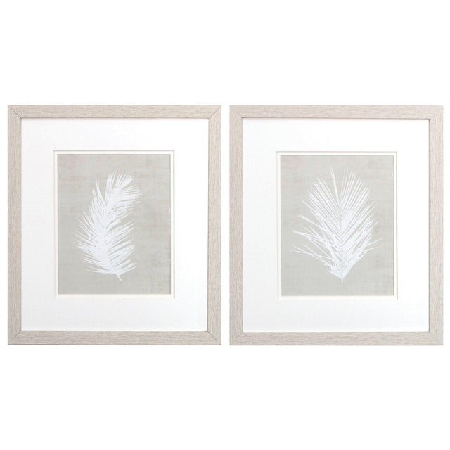 Paragon Palm Oasis S/2 Neutral 16 X 14 X 1 Wall Art