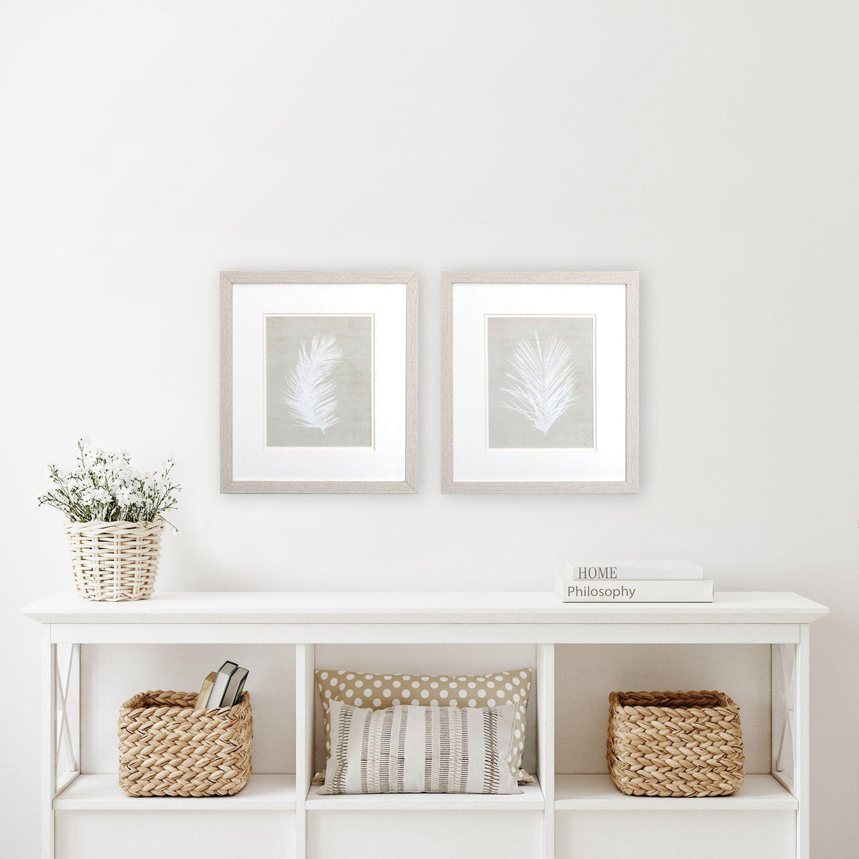 Paragon Palm Oasis S/2 Neutral 16 X 14 X 1 Wall Art