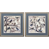 Paragon Morning Song S/2 Blue 17 X 17 X 1 Wall Art