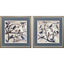 Paragon Morning Song S/2 Blue 17 X 17 X 1 Wall Art
