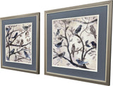 Paragon Morning Song S/2 Blue 17 X 17 X 1 Wall Art