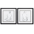 Paragon Poised Pose S/2 Neutral 17 X 17 X 2 Wall Art