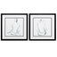 Paragon Poised Pose S/2 Neutral 17 X 17 X 2 Wall Art