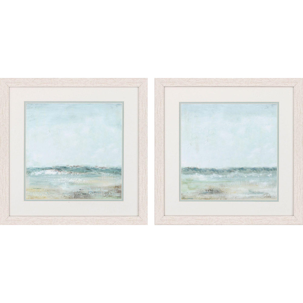 Paragon Cape Cod S/2 Teal 17 X 17 X 1 Wall Art
