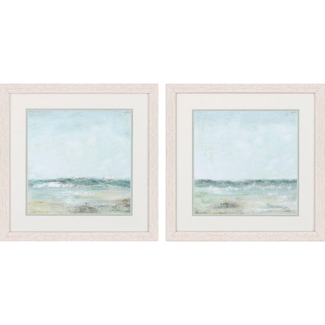 Paragon Cape Cod S/2 Teal 17 X 17 X 1 Wall Art