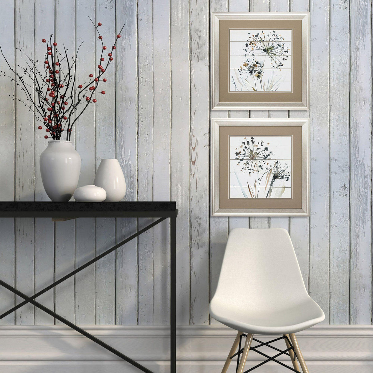 Paragon Natures Lace S/2 Brown 19 X 19 X 1 Wall Art