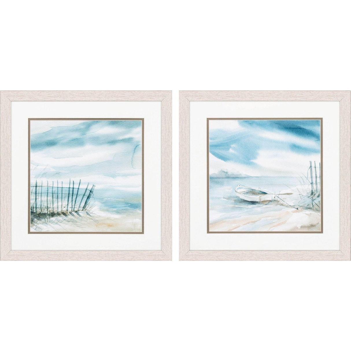 Paragon Subtle Mist S/2 Teal 17 X 17 X 1 Wall Art