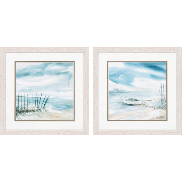 Paragon Subtle Mist S/2 Teal 17 X 17 X 1 Wall Art