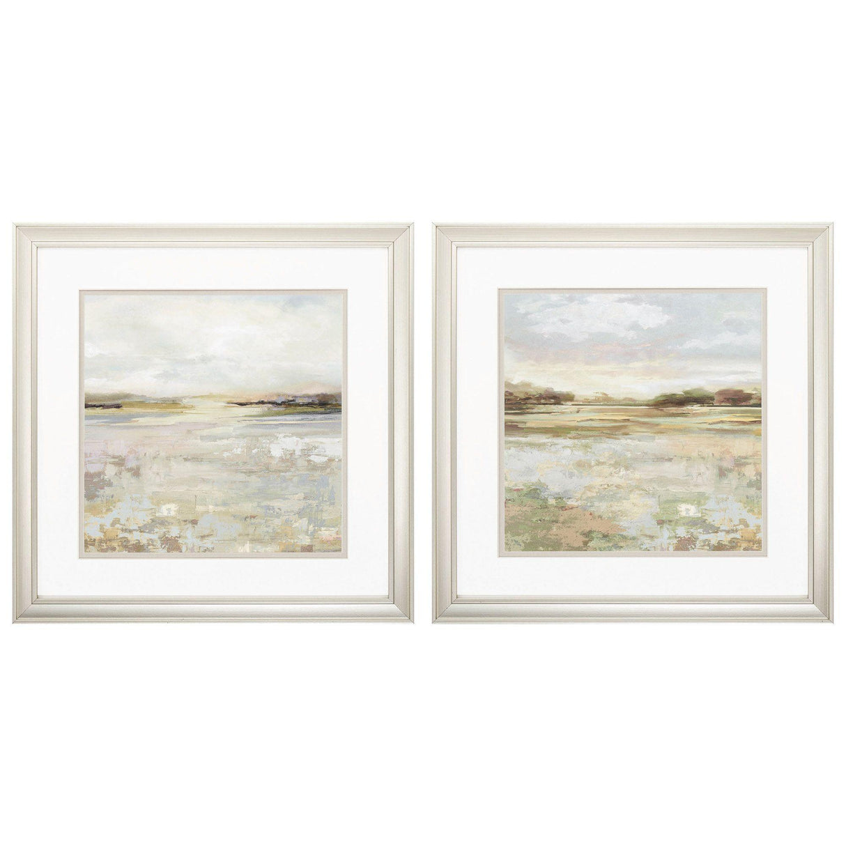 Paragon Sunset S/2 Orange 18 X 18 X 1 Wall Art
