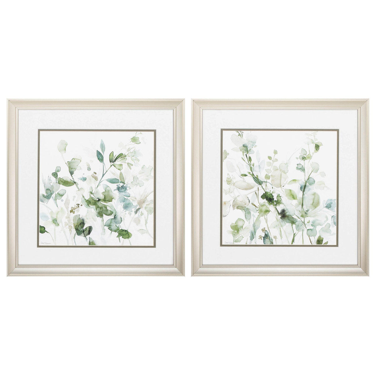 Paragon Sage Garden S/2 Green 18 X 18 X 1 Wall Art