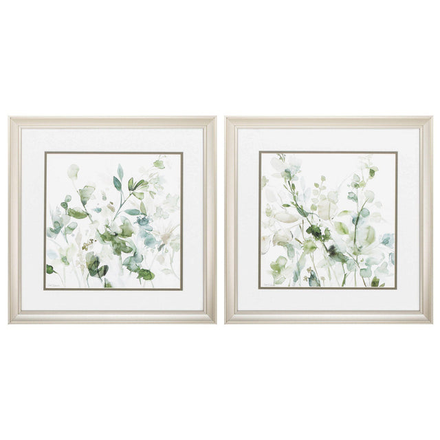 Paragon Sage Garden S/2 Green 18 X 18 X 1 Wall Art