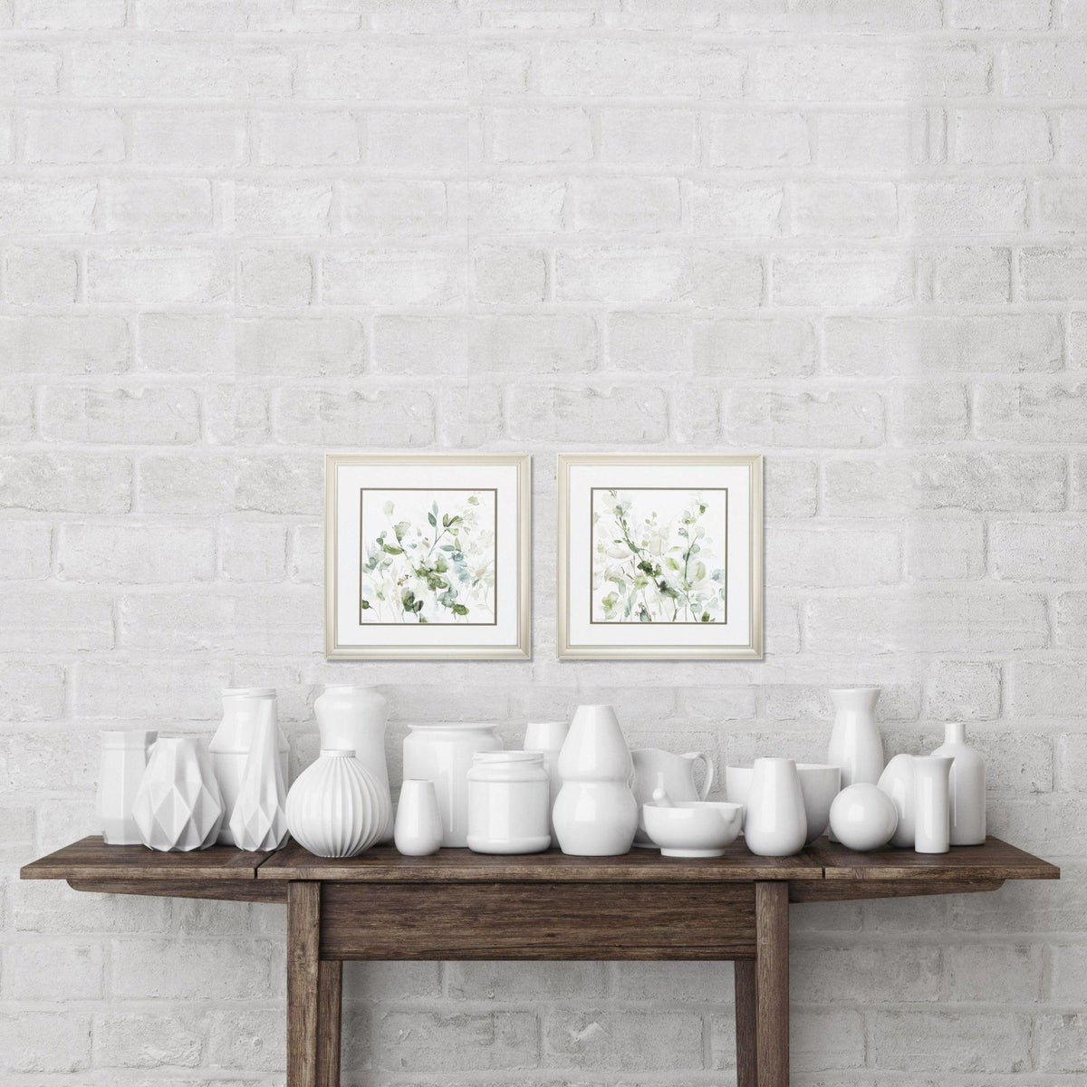Paragon Sage Garden S/2 Green 18 X 18 X 1 Wall Art