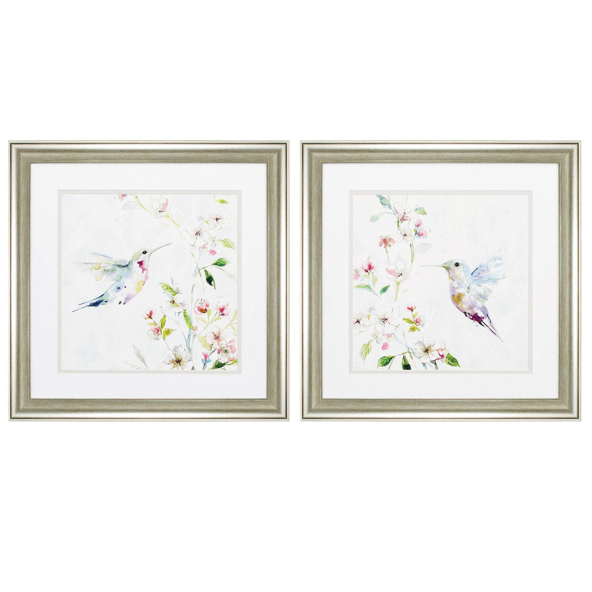 Paragon Hummingbird S/2 Pink 19 X 19 X 1 Wall Art