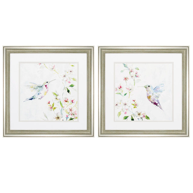 Paragon Hummingbird S/2 Pink 19 X 19 X 1 Wall Art