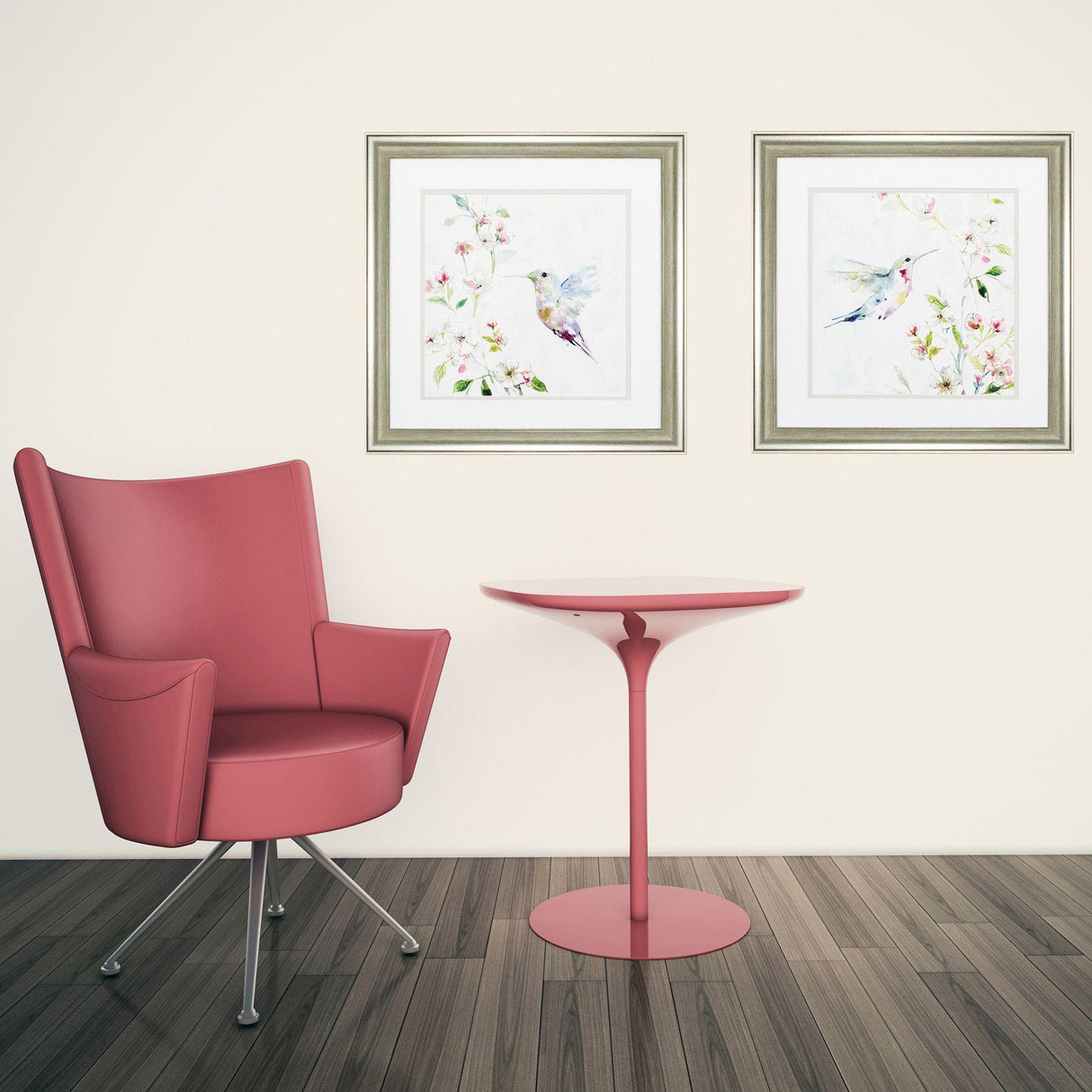 Paragon Hummingbird S/2 Pink 19 X 19 X 1 Wall Art