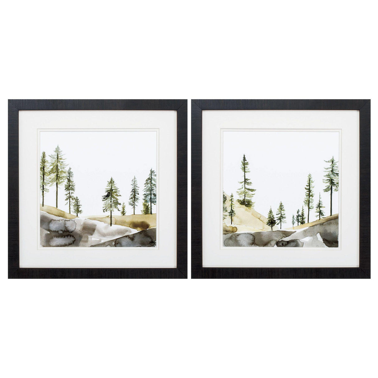 Paragon Pine Hill S/2 Green 18 X 18 X 2 Wall Art